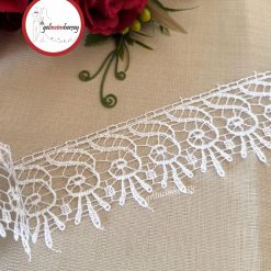 Gelincimherşey Beyaz S Model Güpür 6 cm 4 Metre