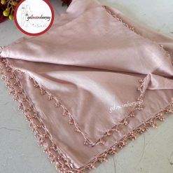 Gelincimherşey Kum Boncuk El İşlemeli Yazma Tülbent - PUDRA