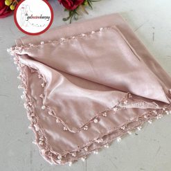 Gelincimherşey Kum Boncuk İnci El İşlemeli Yazma Tülbent - PUDRA