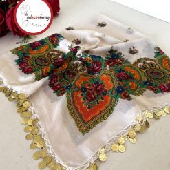 Gelincimherşey Mardin Yöresel El İşi Yazma Tülbent - BEYAZ