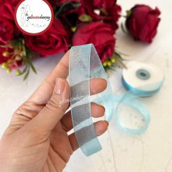 Gelincimherşey Organze Kurdele 2 cm 4 Metre - BUZ MAVİ