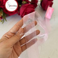 Gelincimherşey Organze Kurdele 3 cm 4 Metre - PEMBE