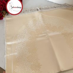 Gelincimherşey Astarlı Saçaklı Saten Seccade - KREM