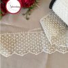 GelincimherşeySıkDokumaKremDantelTülGüpür8.5cm4metre