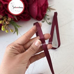 Gelincimherşey 1 cm Saten Kurdele - BORDO