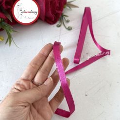 Gelincimherşey 1 cm Saten Kurdele - KOYU FUŞYA