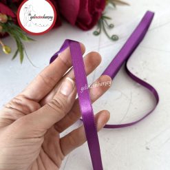 Gelincimherşey 1 cm Saten Kurdele - MÜRDÜM