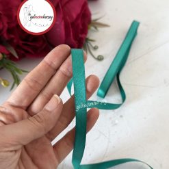 Gelincimherşey 1 cm Saten Kurdele - PETROL YEŞİLİ