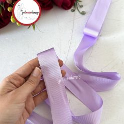 Gelincimherşey 3 cm Saten Grogren Kurdele - LİLA