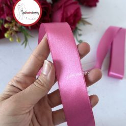 Gelincimherşey 3 cm Saten Kurdele - KOYU PEMBE