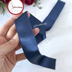 Gelincimherşey 3 cm Saten Kurdele 10 metre - LACİVERT