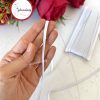 GelincimherşeyBeyazYassıLastik0.5cm5metre3