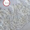 GelincimherşeyIşıltılıBoncukluFransızGüpür27cm1metreEkru1