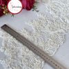 GelincimherşeyIşıltılıBoncukluFransızGüpür27cm1metreEkru3
