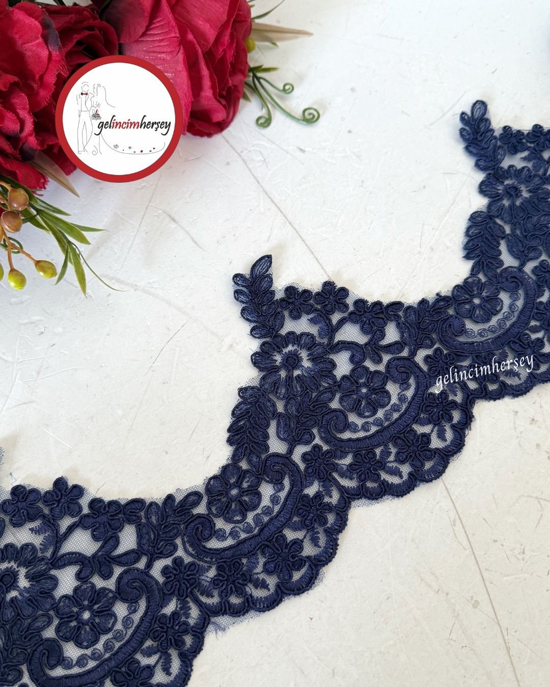 GelincimherşeySafirFransızGüpür14cm1metreLacivert1