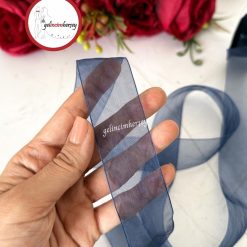 Gelincimherşey Organze Kurdele 3 cm 4 Metre - LACİVERT